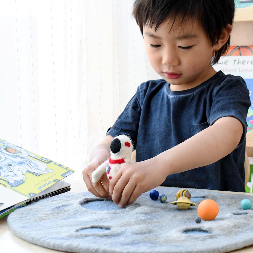 Moon Crater with Astronaut Space Playscape