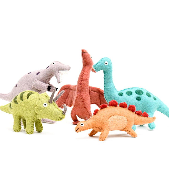 Felt Stegosaurus Toy