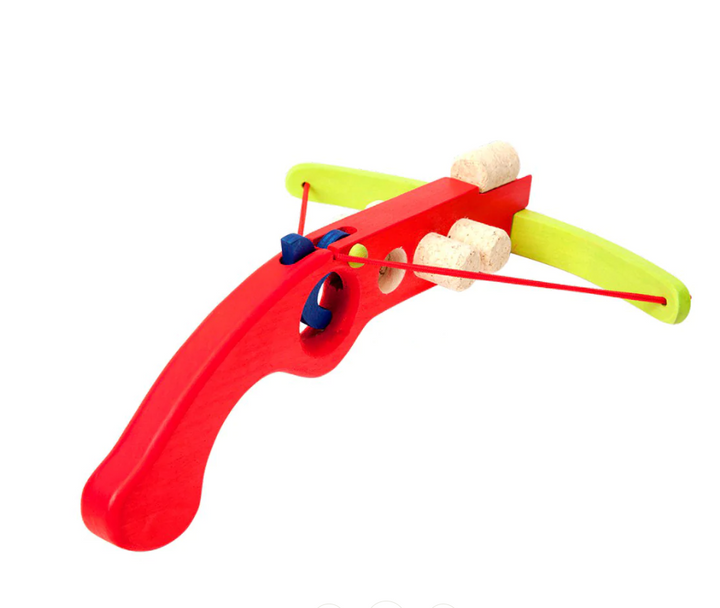 Wooden Toy Crossbow, Red