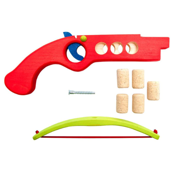 Wooden Toy Crossbow, Red