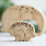 Wooden Deer Puzzle, a natural wood puzzle by Tiny Fox Hole (view 2) · view 2