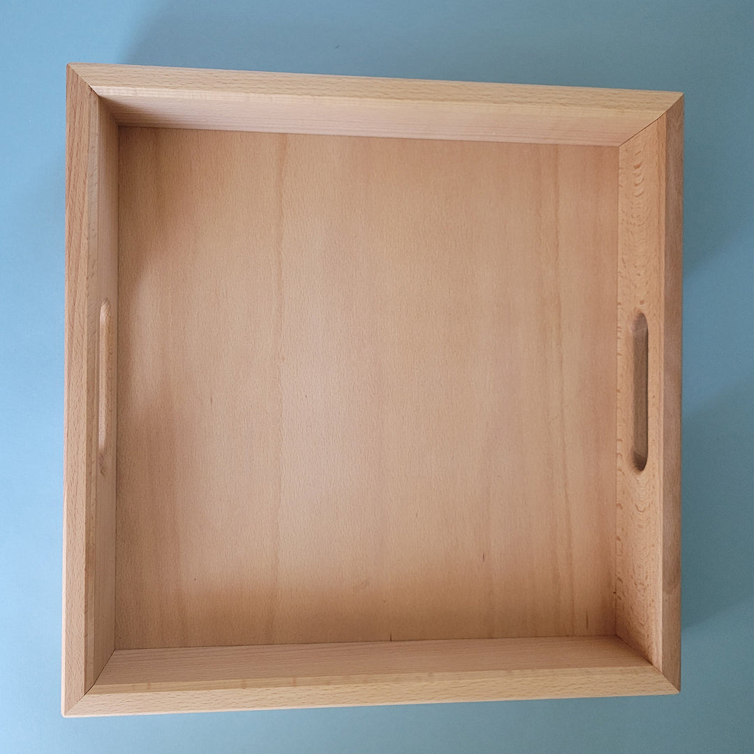Bauspiel X-Block Tray, in its wooden tray, photo 1 of 2